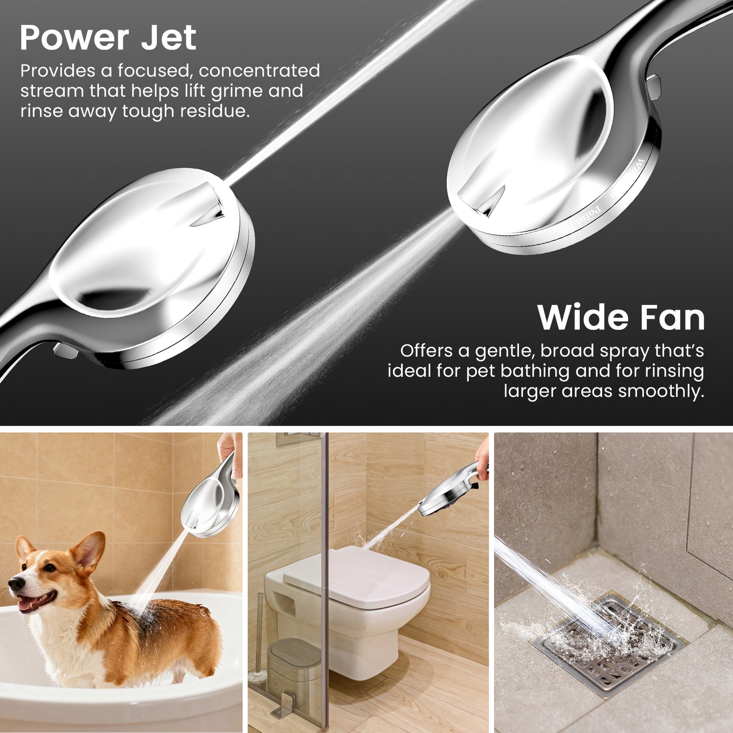 Clarston Filtered Shower Head with Handheld