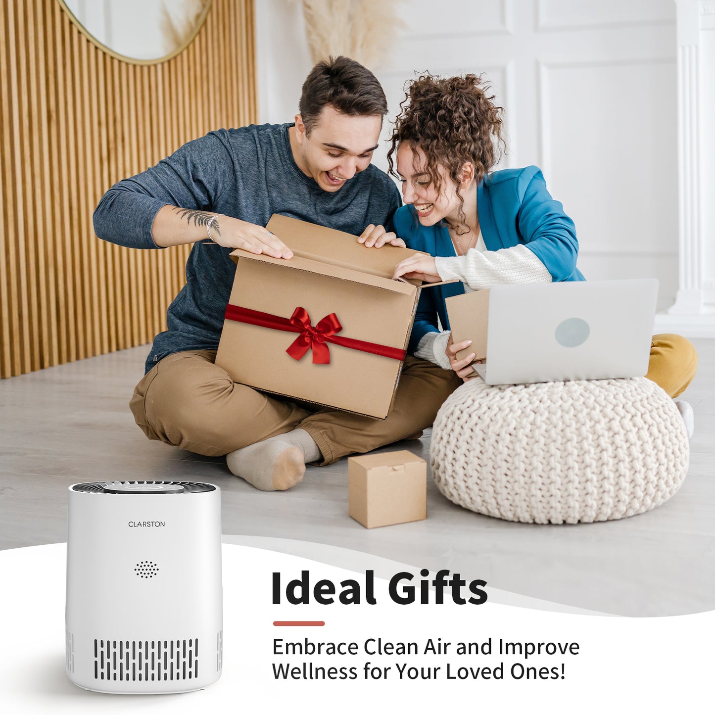 Clarston Air Purifiers for Home Bedroom Up to 650 Ft²