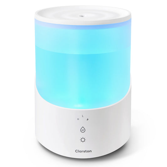 Clarston 2.5 L Cool Mist Humidifiers for Home, Auto Shut-off, 25H Runtime