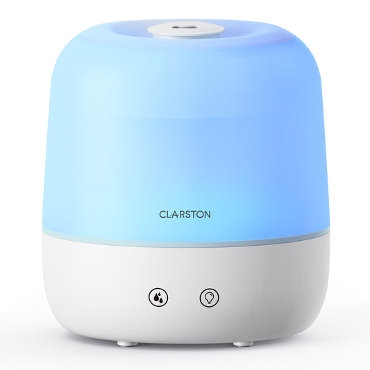 Clarston 2L Cool Mist Humidifier for Bedroom with 360° Adjustable Nozzle