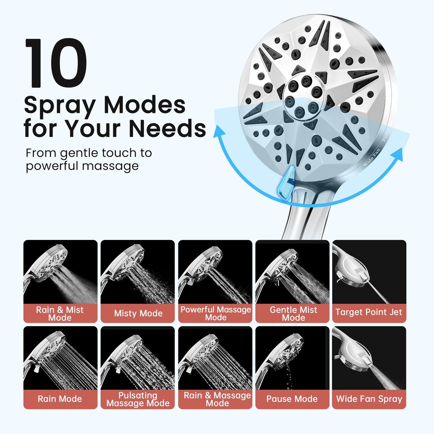 Clarston Filtered Shower Head with Handheld