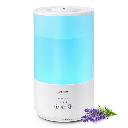 Clarston 4L Cool Mist Humidifiers for Home, Auto Shut-off, 40H Runtime